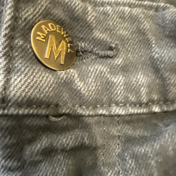 Madewell Mens Jeans 38x32 Slim Fit Straight Leg Stretch Gray Fade Denim - Picture 8 of 16